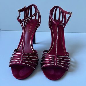 Ralph Lauren strap heels